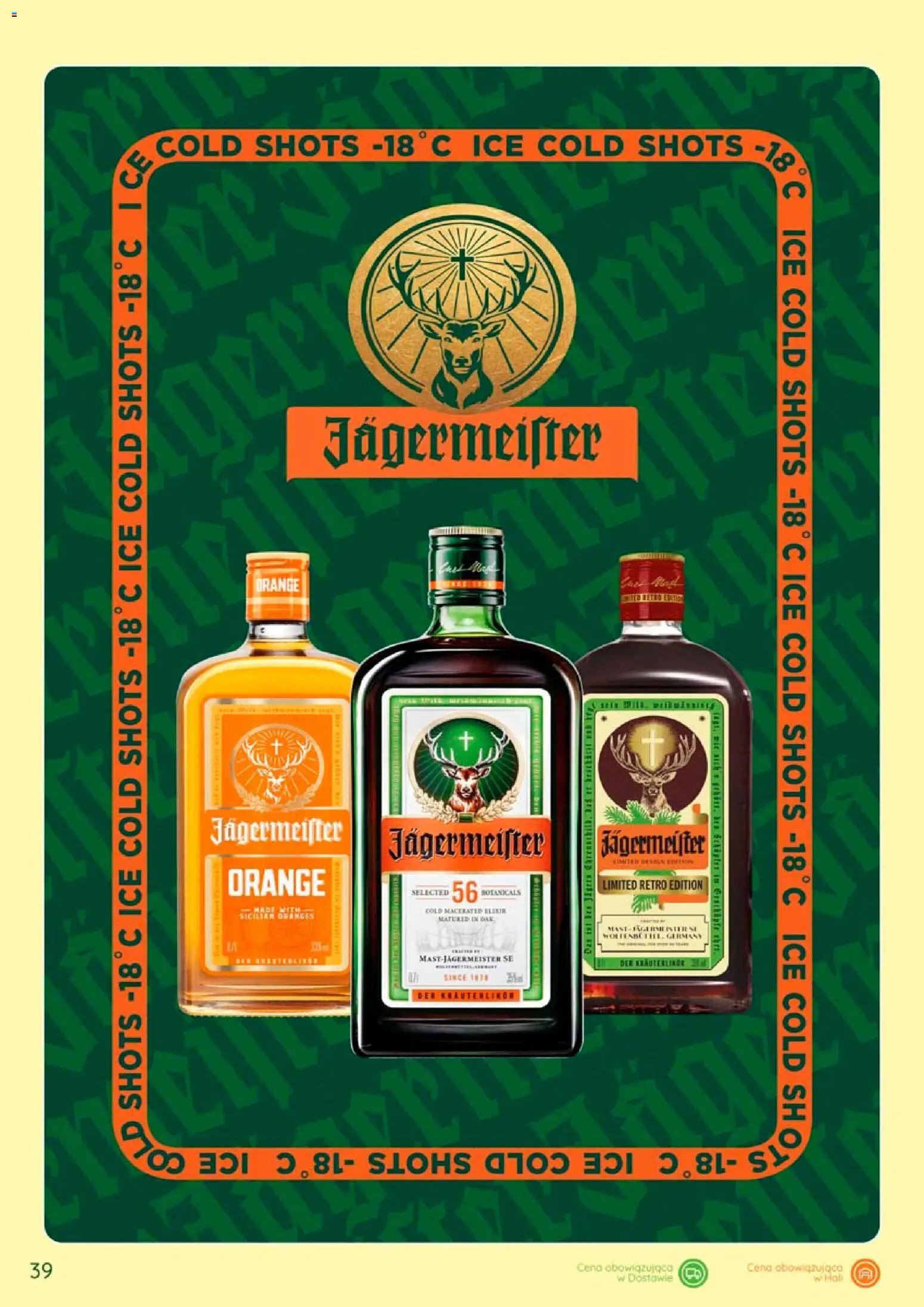 Eurocash gazetka - Katalog Alkoholowy od 01.07.2026 | Strona: 39 | Produkty: Jagermeister