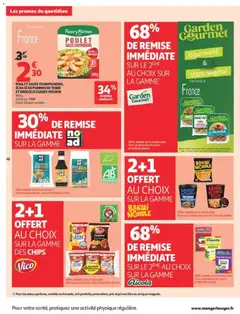 Auchan - Prévisualisation de POULET SAUCE CHAMPIGNONS, ÉCRASÉ DE POMMES DE TERRE ET BROCOLIS FLEURY MICHON, Poulet sauce champignons, écrasé de pommes de terre et brocolis valide à partir de 15/09/2026 | Page: 48