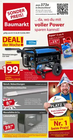 Sonderpreis Baumarkt Prospekt ab 03.10.2026 gültig