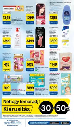 Tesco aktuális akciós újság - amely érvényes a következő dátumtól: 28.05.2026 | Oldal: 8 | Termékek: Pampers, Almaszósz, Pelenka, Testápoló