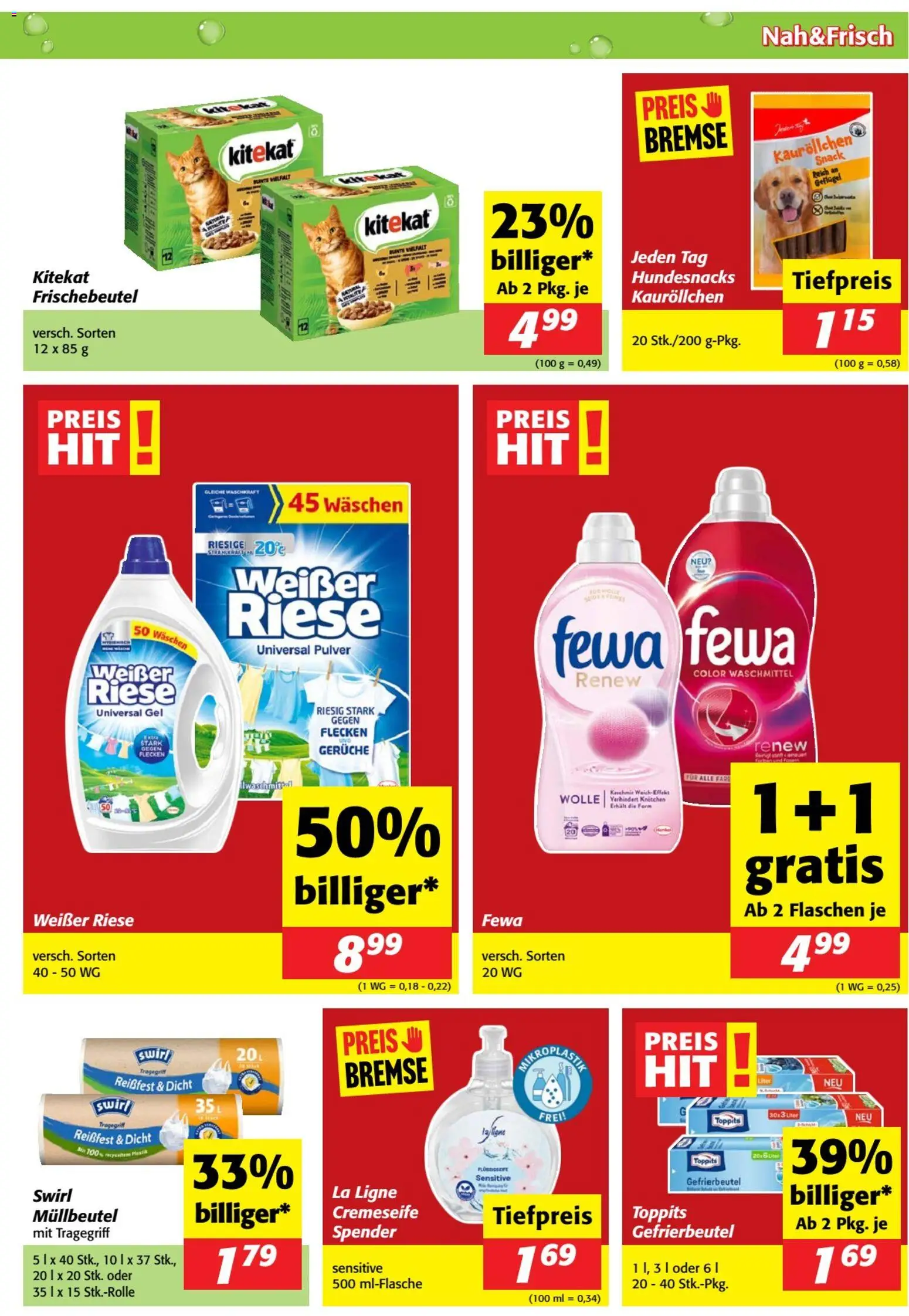 Nah und Frisch Flugblatt gültig ab 15.07.2026 | Seite: 7 | Produkte: Waschmittel