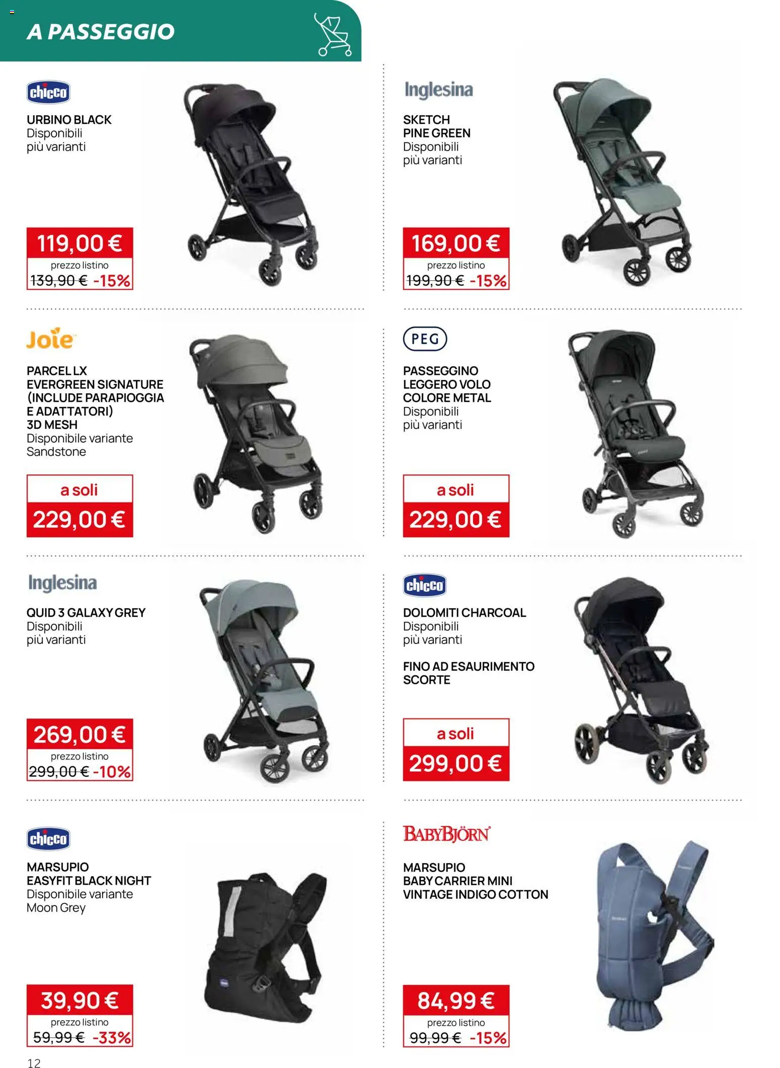 Volantino Prenatal del 08/10/2026 | Pagina: 12 | Prodotti: Passeggino
