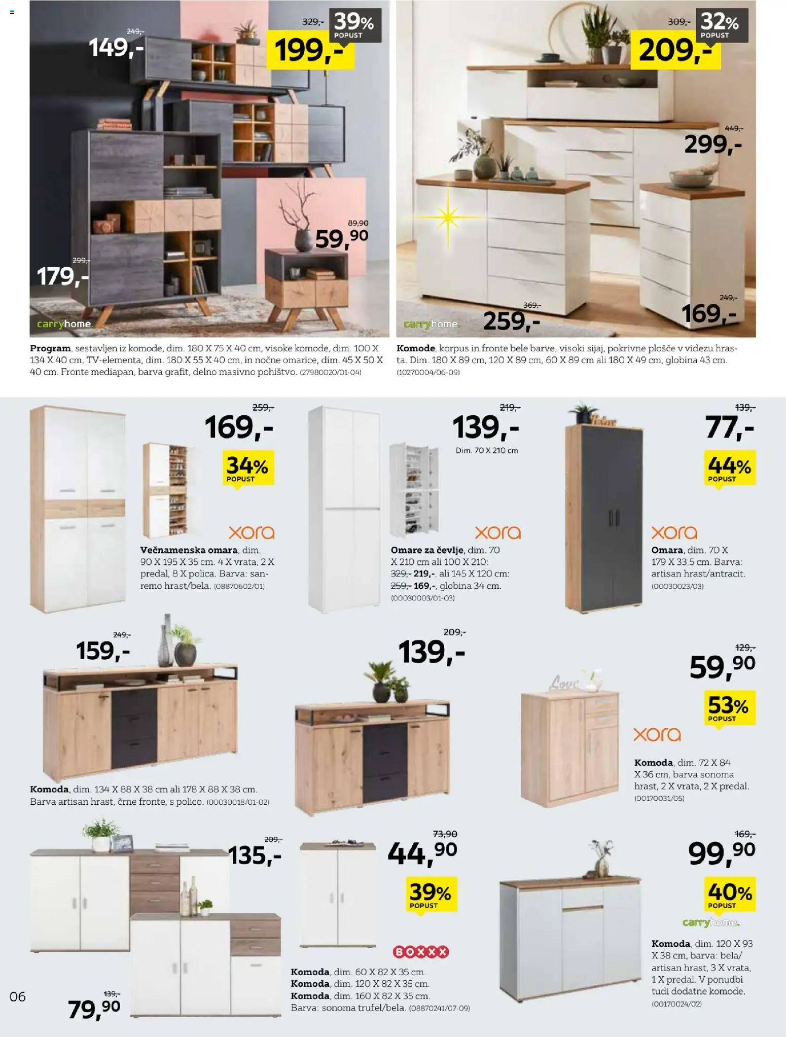 Novi XXXL Lesnina katalog ponudbe – veljaven od 18.08.2026 | Stran: 6 | Izdelki: Barva