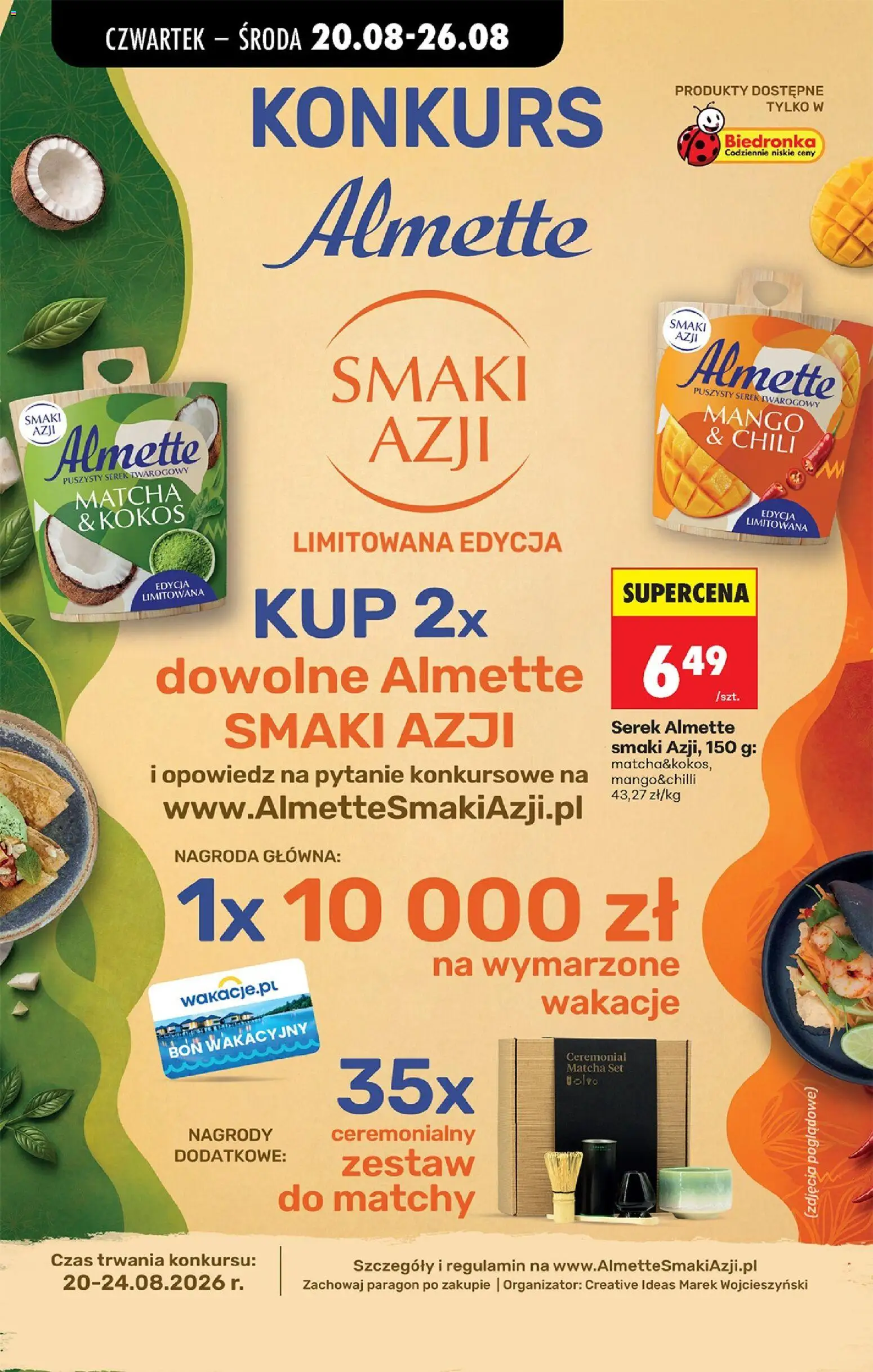 Biedronka Polsko leták - Codziennie niskie ceny od 20.08.2026 | Strana: 56 | Produkty: Mango, Matcha, Kokos