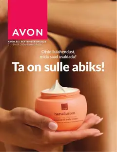 AVON kliendilehe eelvaade alates 01.09.2026