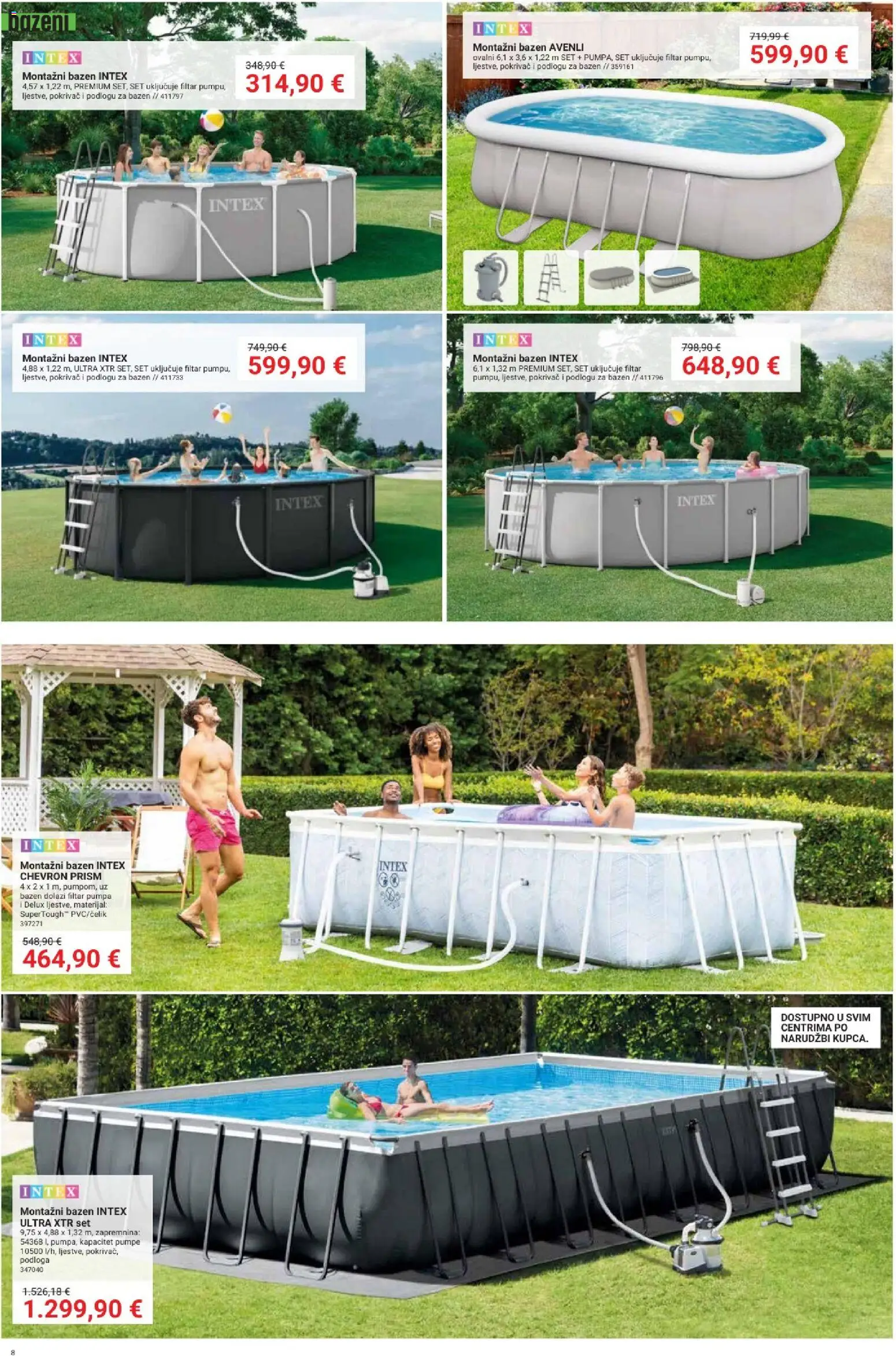 Pevex katalog | vrijedi od 28.05.2026 | Stranica: 8 | Proizvodi: Pokrivač, Bazen