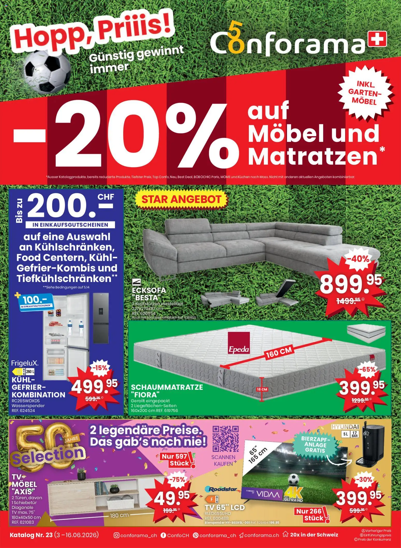 Conforama aktionen – gültig ab 03.06.2026 | Seite: 1