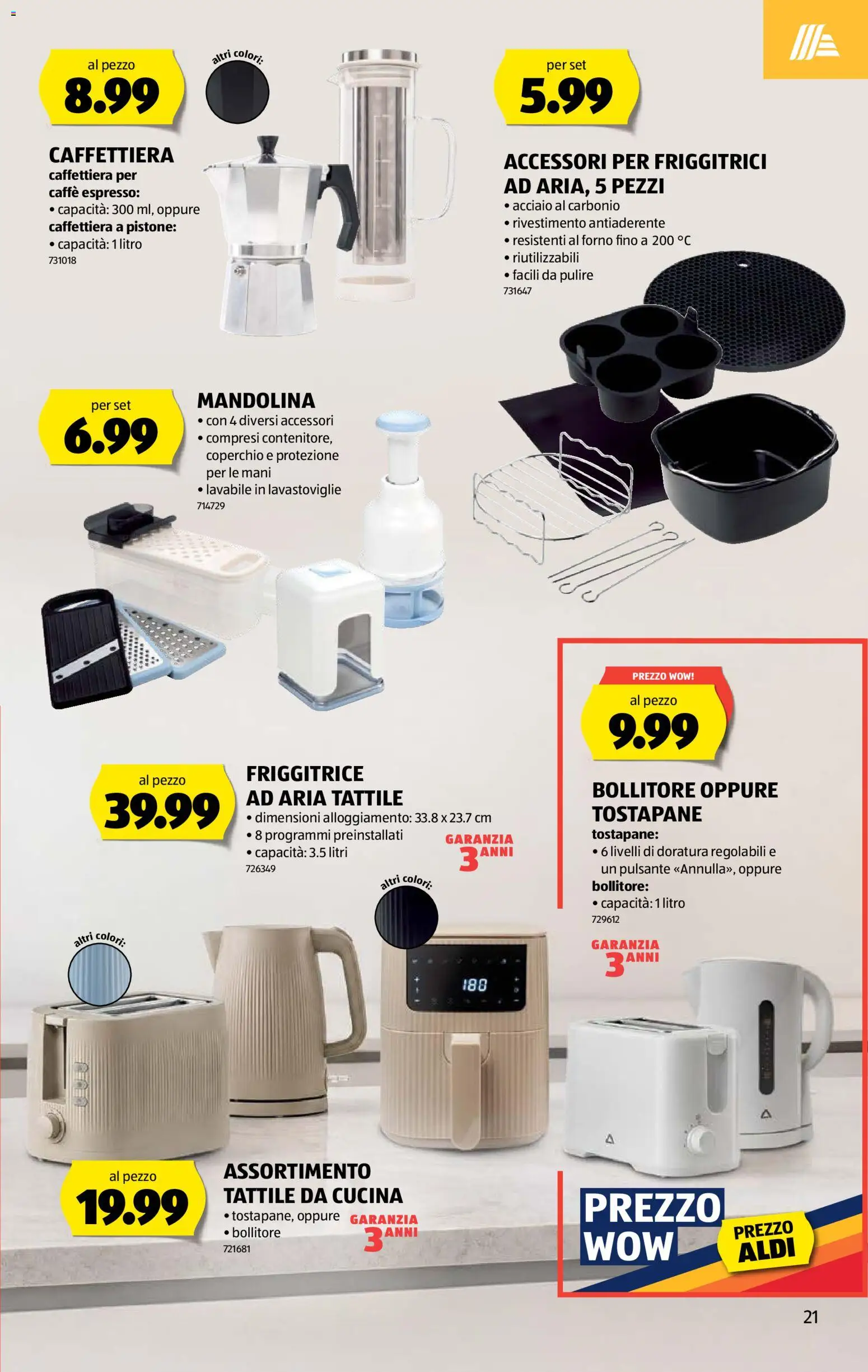 Aldi aktionen IT – gültig ab 10.09.2026 | Seite: 21 | Produkte: Toaster