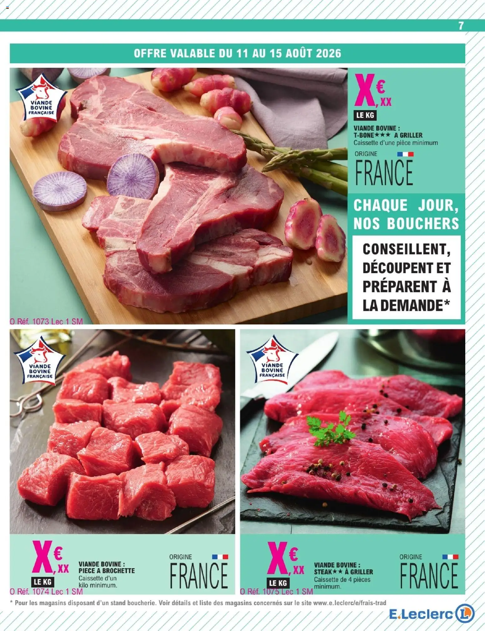 {H1} | Page: 7 | Produits: Viande, Viande bovine