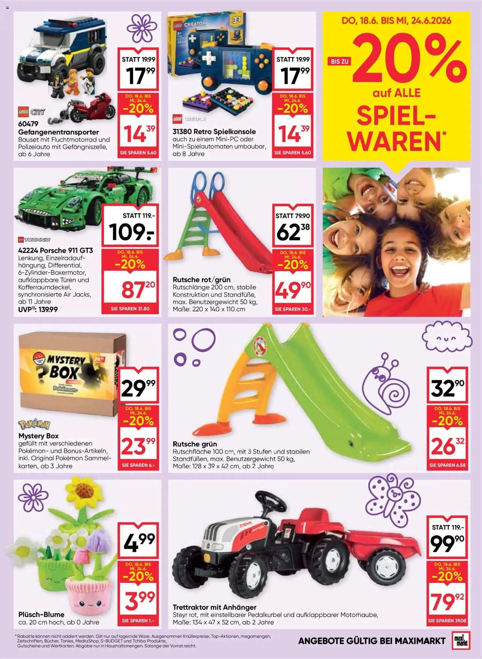 Maximarkt Flugblatt gültig ab 18.06.2026 | Seite: 19 | Produkte: Spielkonsole, Spiel, Box