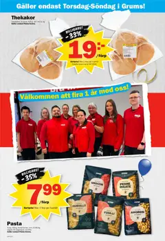 Pekås erbjudanden - Förhandsvisning av reklamblad från butik Pekås aktuell från 08.06.2026 | Sida: 4 | Produkter: Galler, Pasta