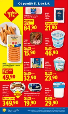 Náhled letáku PIKOK Uzený bůček 96%, cena za 100 g, cca 400 g od 31.08.2026 | Strana: 24 | Produkty: Tvaroh, Medovník, Polotučný tvaroh, Pikok