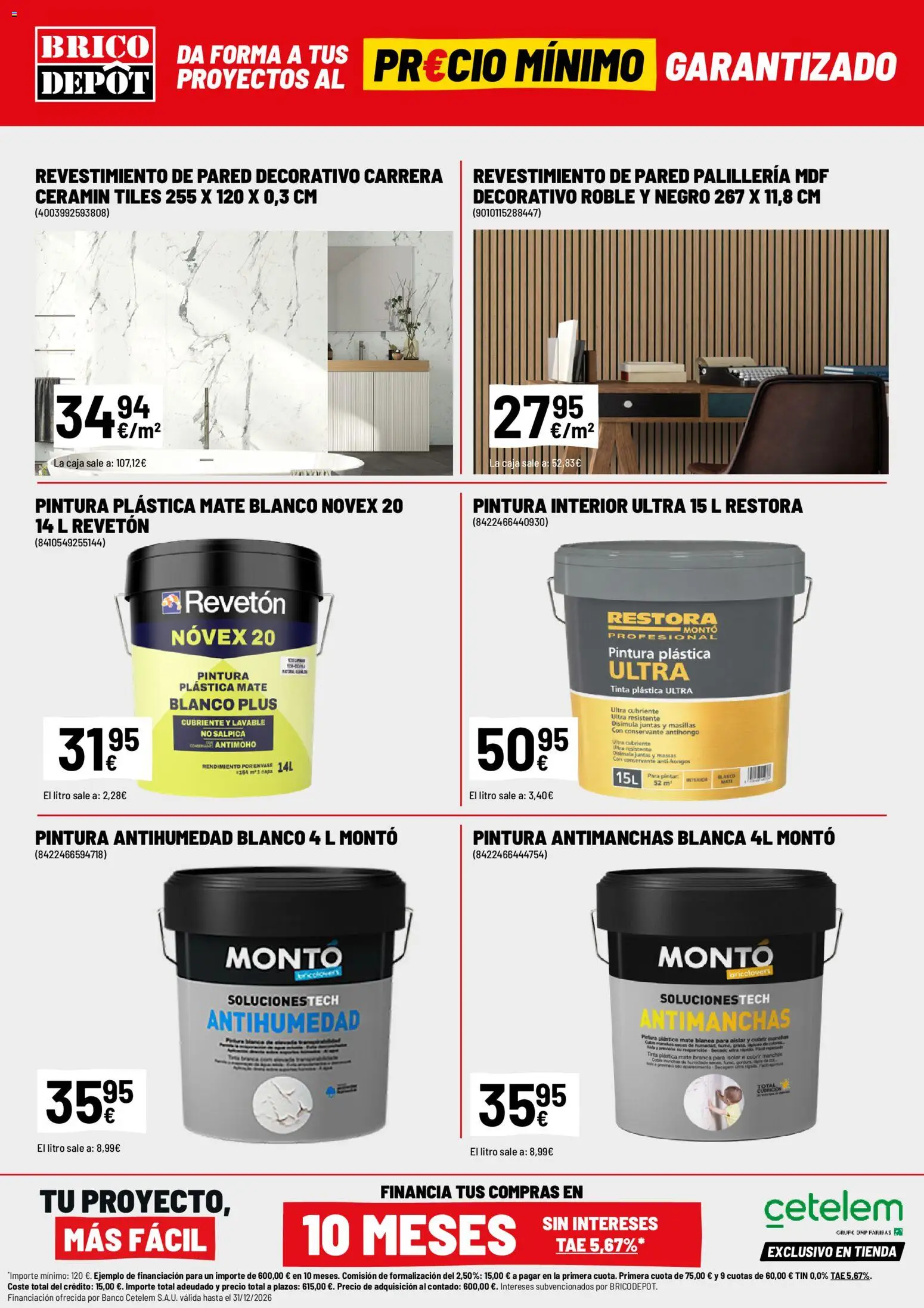 Brico Depôt folleto │ válido desde el 02/10/2026 | Página: 10 | Productos: Pintura plástica, Caja