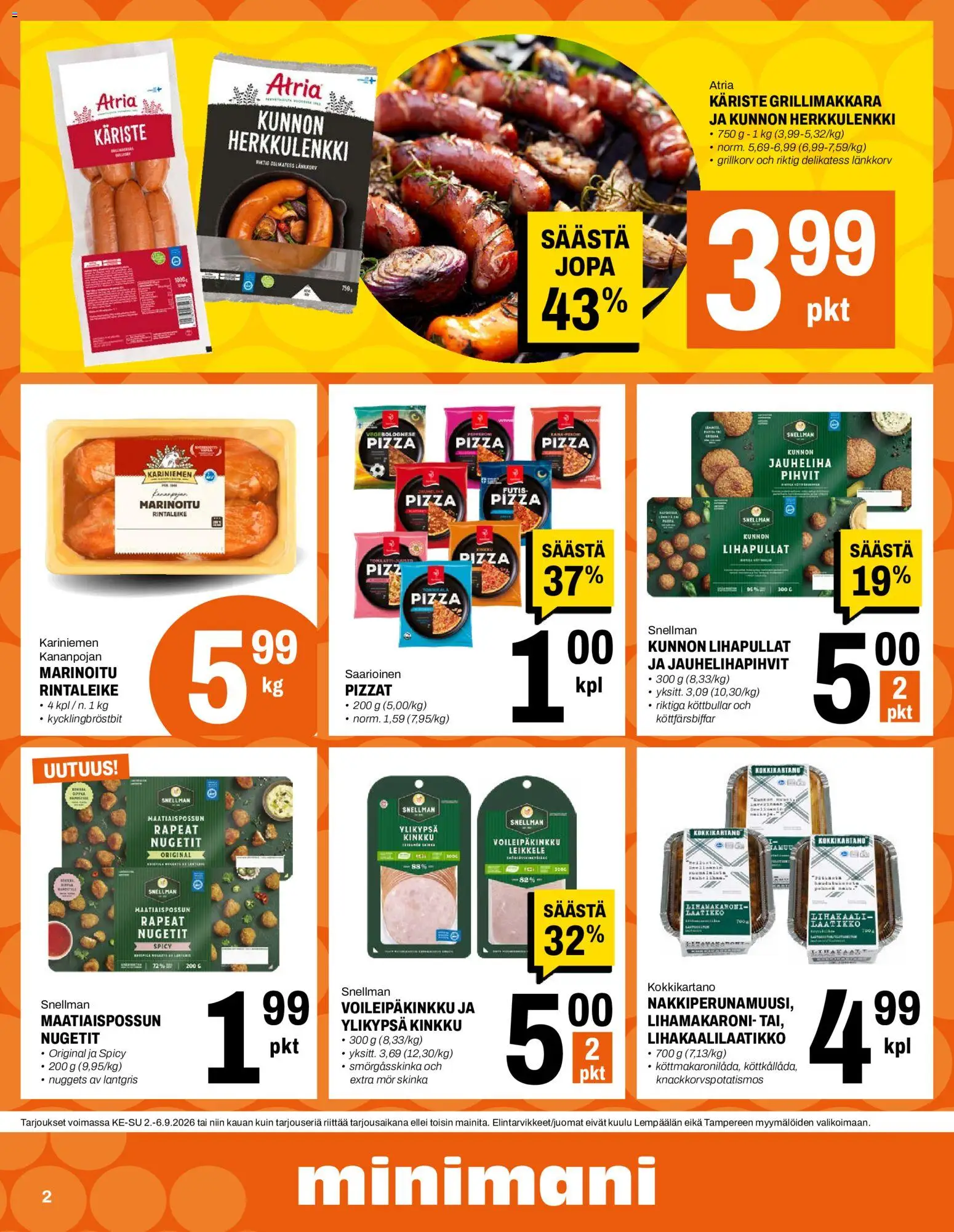 Minimani tarjoukset – voimassa 02/09/2026 alkaen | Sivu: 2