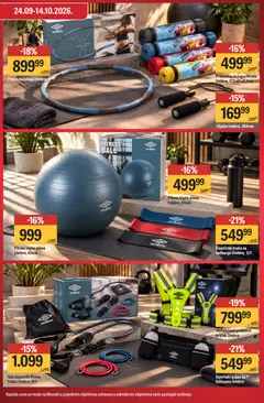 Reflektivni podesivi prsluk Umbro, Reflektivni podesivi prsluk Umbro - pregled Mega Maxi kataloga - važi od 01.10.2026 | Strana: 5 | Proizvode: Lopta, Prsluk