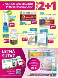 Plus lekáreň leták platný od 01.07.2026 | Strana: 8 | Produkty: Voda