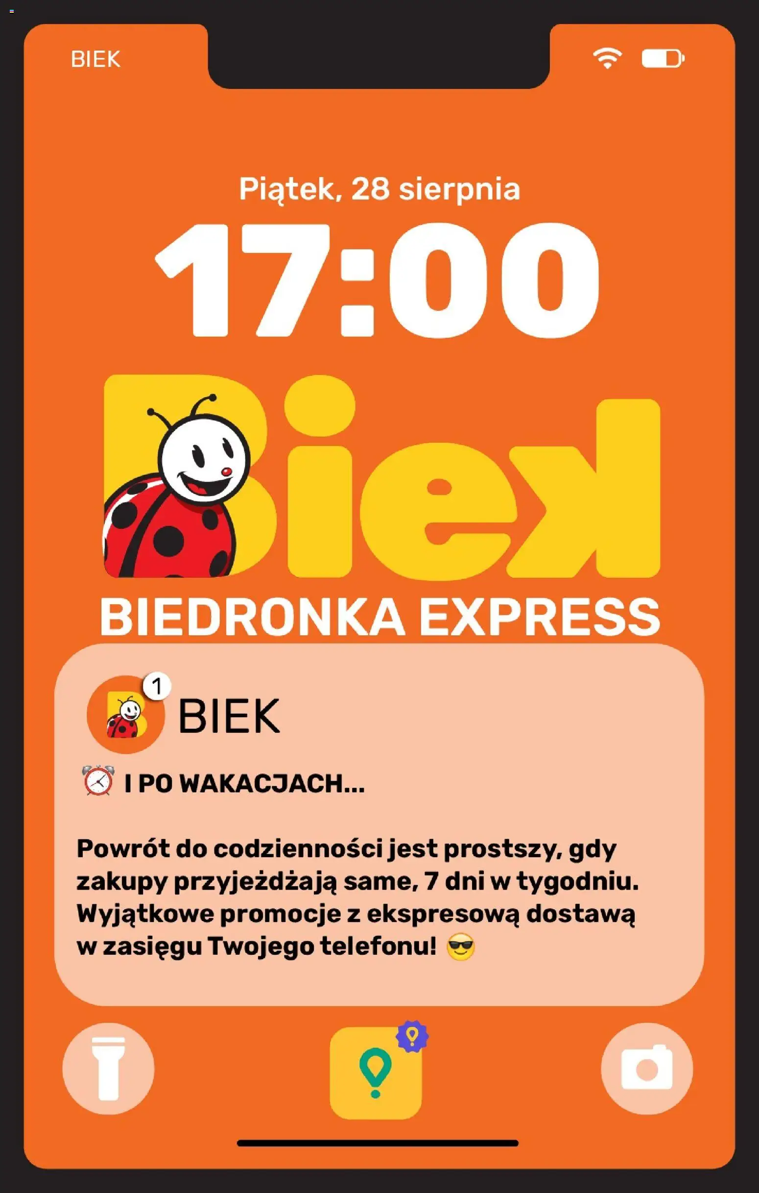 Biedronka gazetka - Biek od 28.08.2026 | Strona: 1