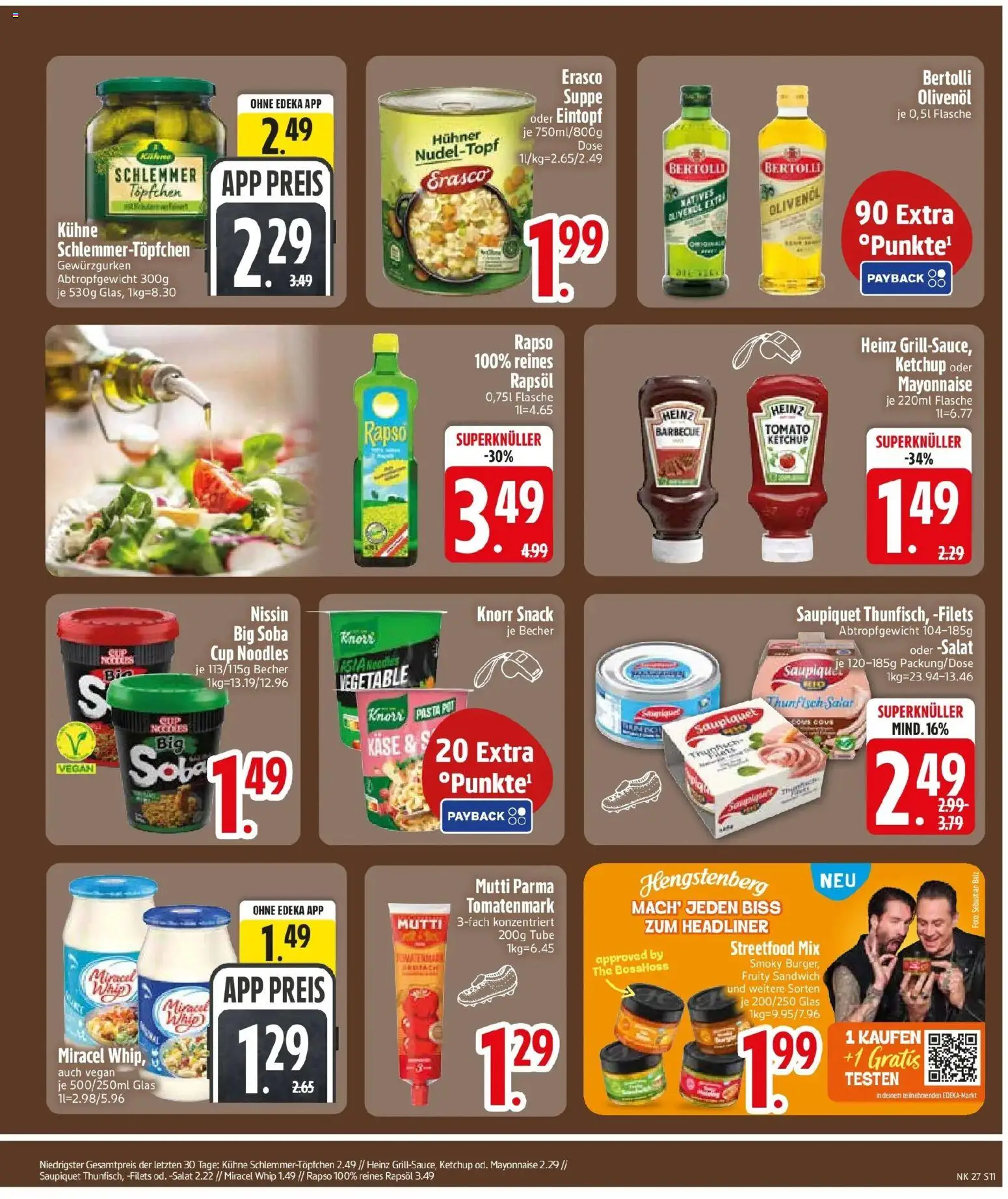 Edeka - EDEKA: Wochenangebote – gültig ab 28.06.2026 | Seite: 13 | Produkte: Knorr, Mayonnaise, Pasta, Salat