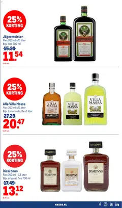 Makro folder - Voorbeeld van een folder van Makro, geldig van 23-09-2026 | Pagina: 69 | Producten: Piano, Jägermeister, Fles, Amaretto