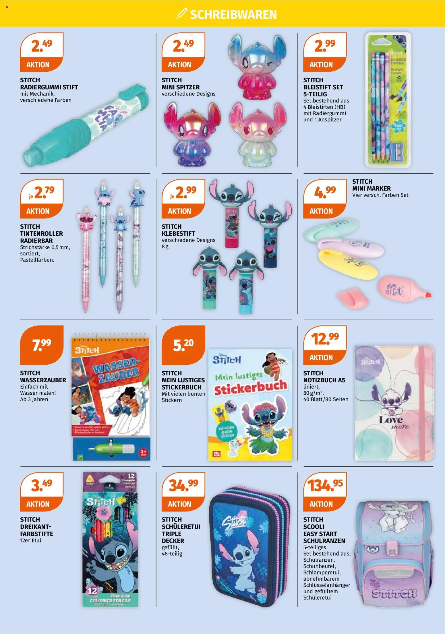 Müller Für den perfekten Schulstart gültig ab 29.06.2026 | Seite: 12 | Produkte: Wasser, Notizbuch