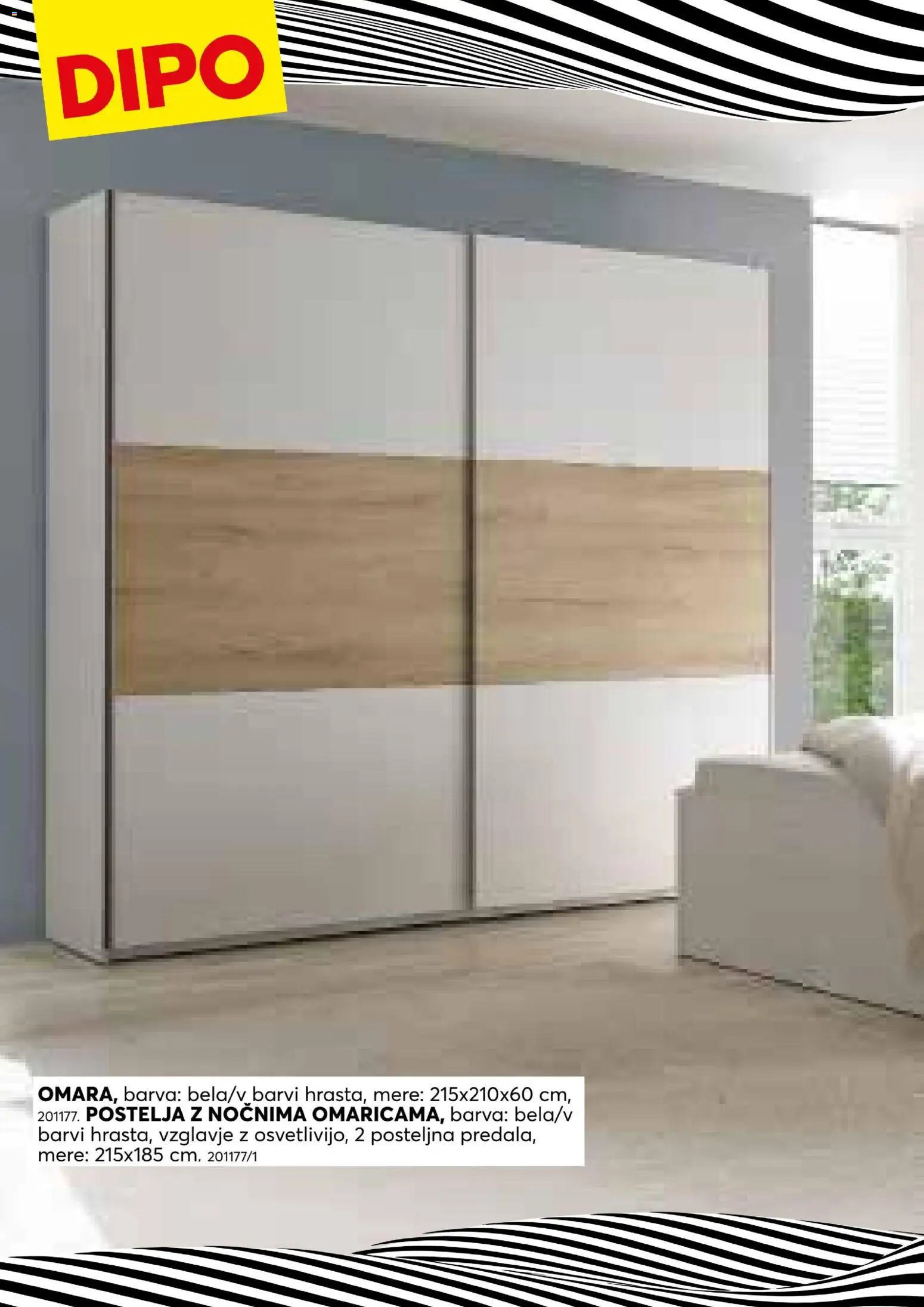 Novi Dipo katalog ponudbe – veljaven od 07.08.2026 | Stran: 6 | Izdelki: Postelja, Barva