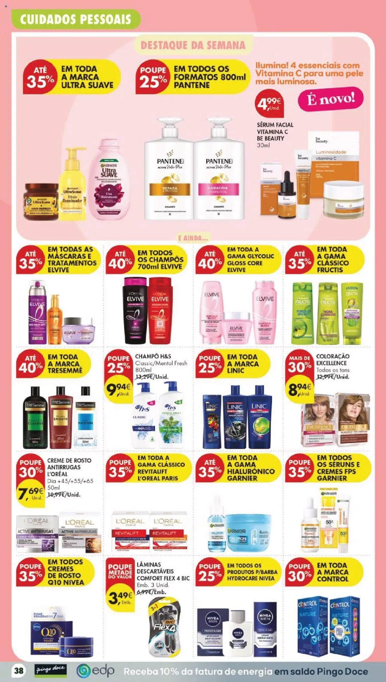 Pingo Doce folheto │ válido de 04/08/2026 | Página: 44 | Produtos: Gloss, Sérum, Vitamina c, Creme