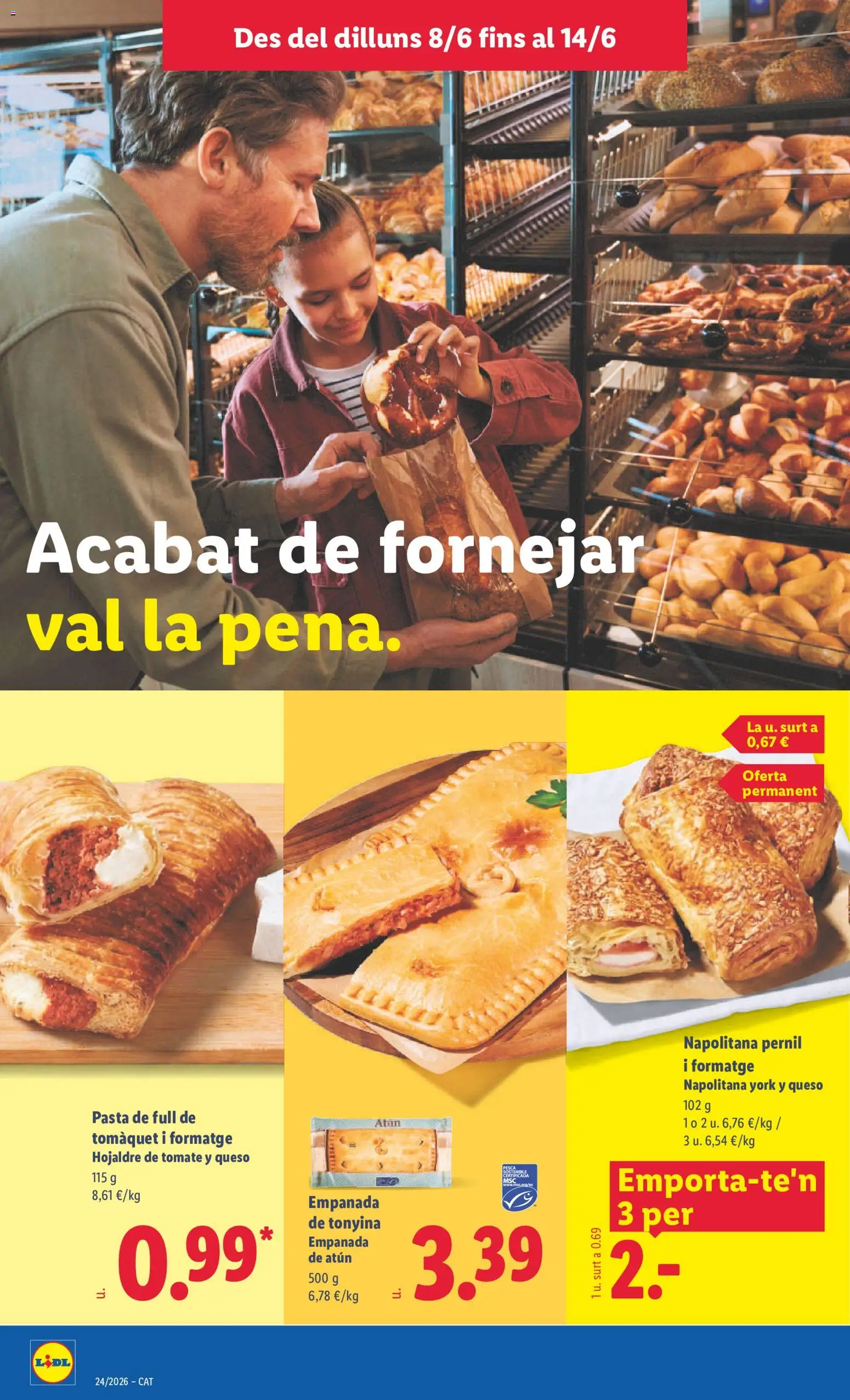 Lidl folleto │ válido desde el 08.06.2026 | Página: 6 | Productos: Queso, Pasta