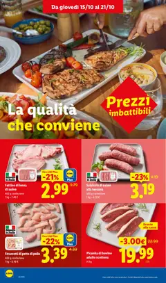 Anteprima del volantino Salsiccia di suino alla toscana, 500 g confezione valido a partire dal 15/10/2026 | Pagina: 8