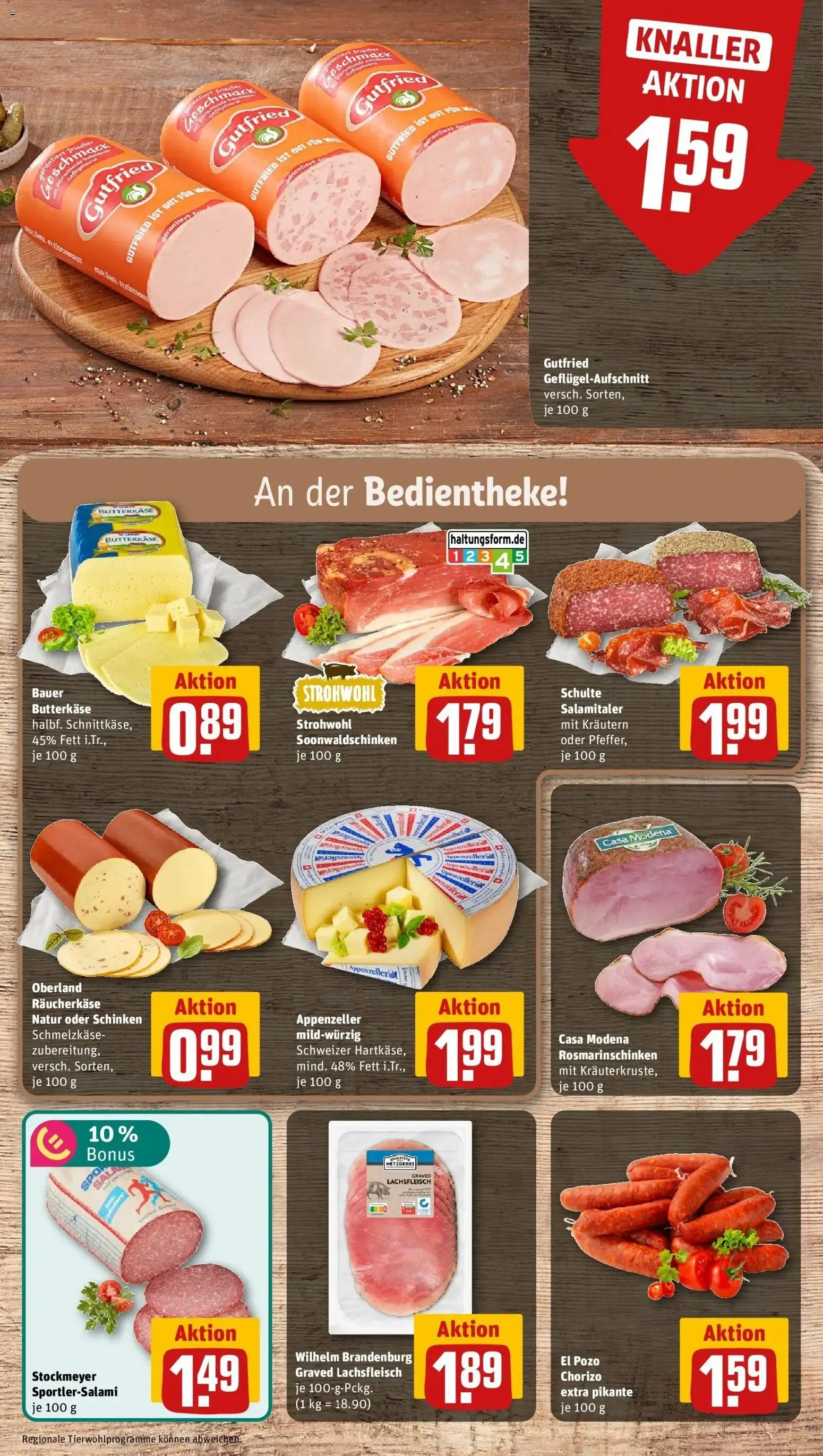 REWE Prospekt ab 07.09.2026 zum Blättern » Angebote | Seite: 9 | Produkte: Schinken