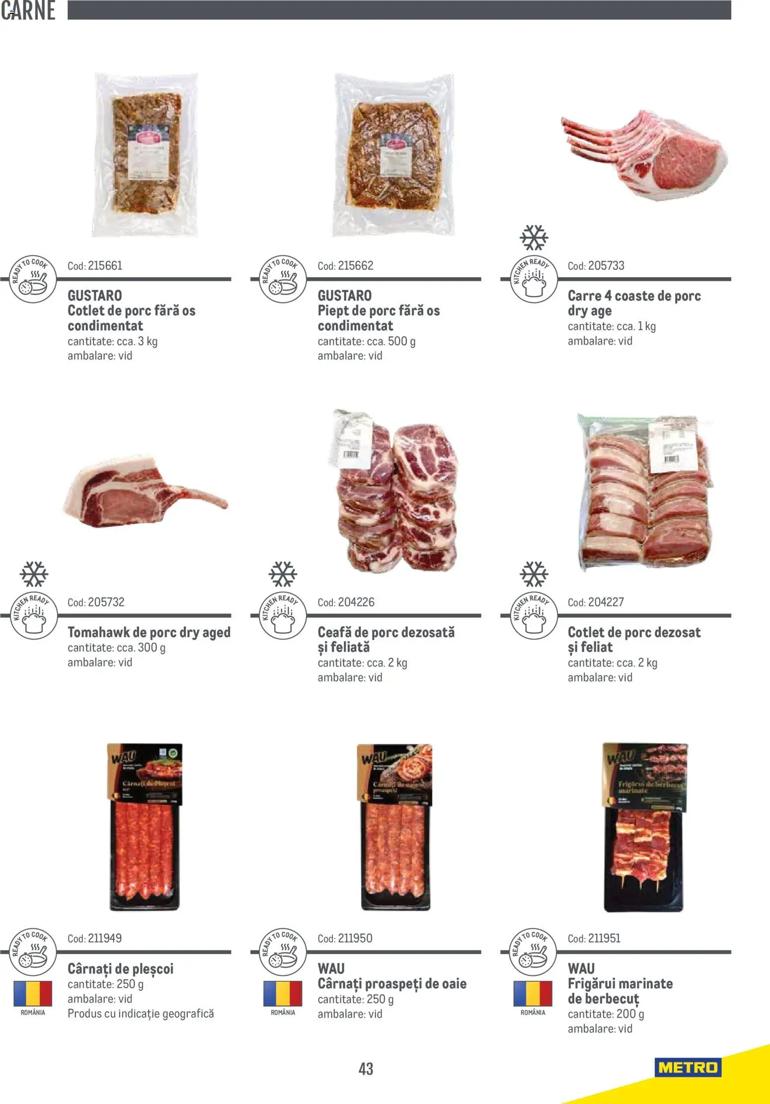 Noul catalog Metro – valabil de la 14.11.2024 | Pagină: 43 | Produse: Keçeli kalem, Lait de coco, Cârnați