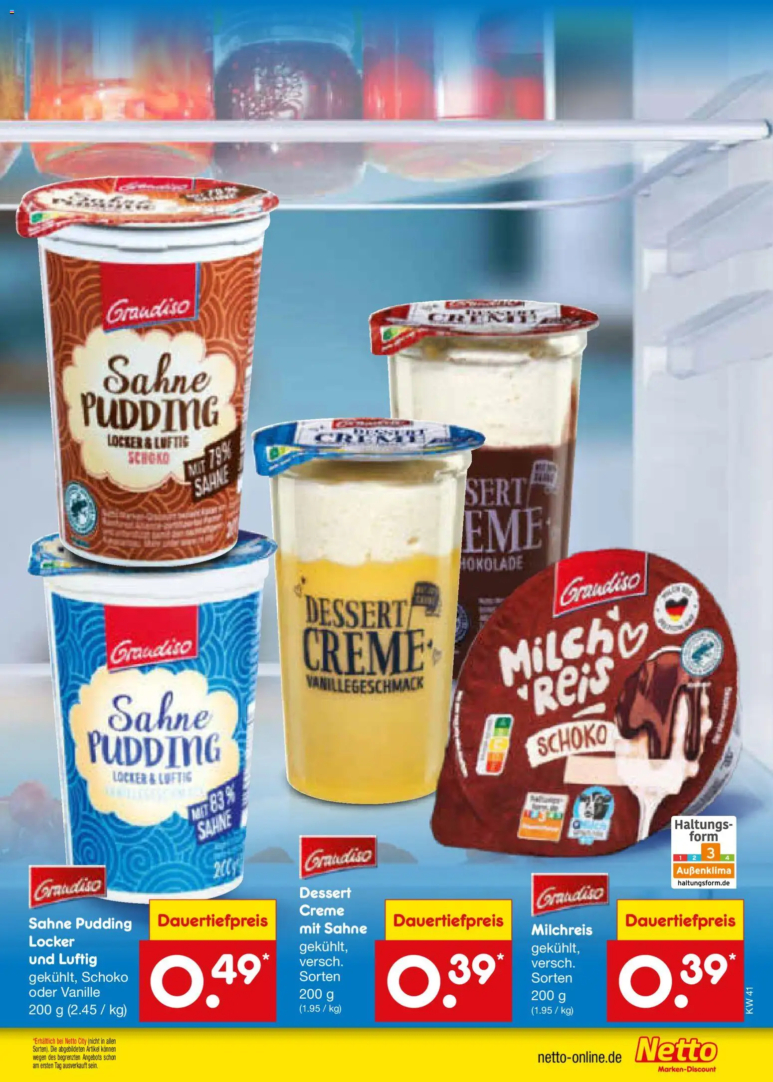 Netto Marken-Discount Prospekt – gültig ab 05.10.2026 | Seite: 51 | Produkte: Pudding, Creme, Vanille, Sahne
