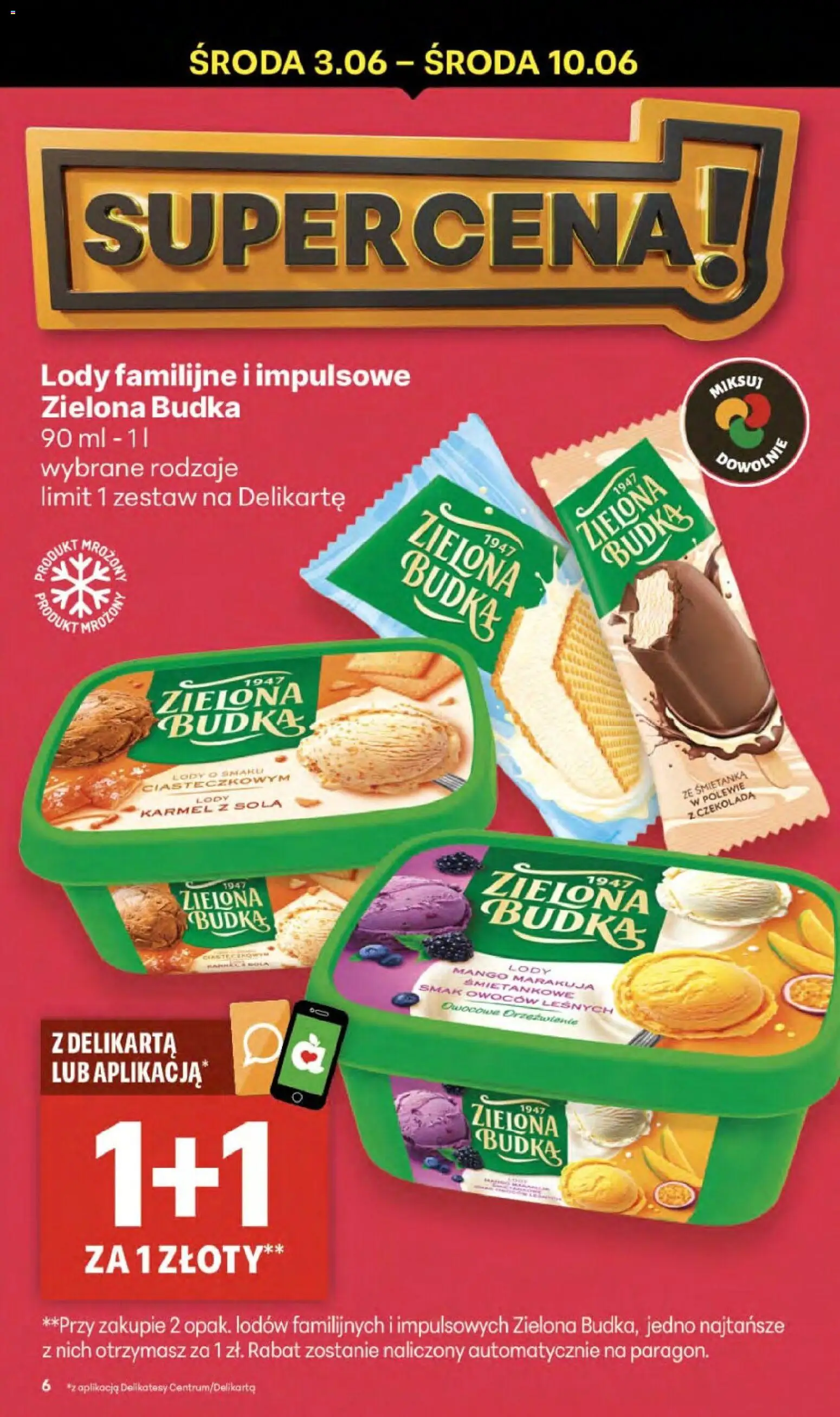 Delikatesy Centrum gazetka od 03.06.2026 | Strona: 6 | Produkty: Mango, Delikatesy, Czekolada, Lody