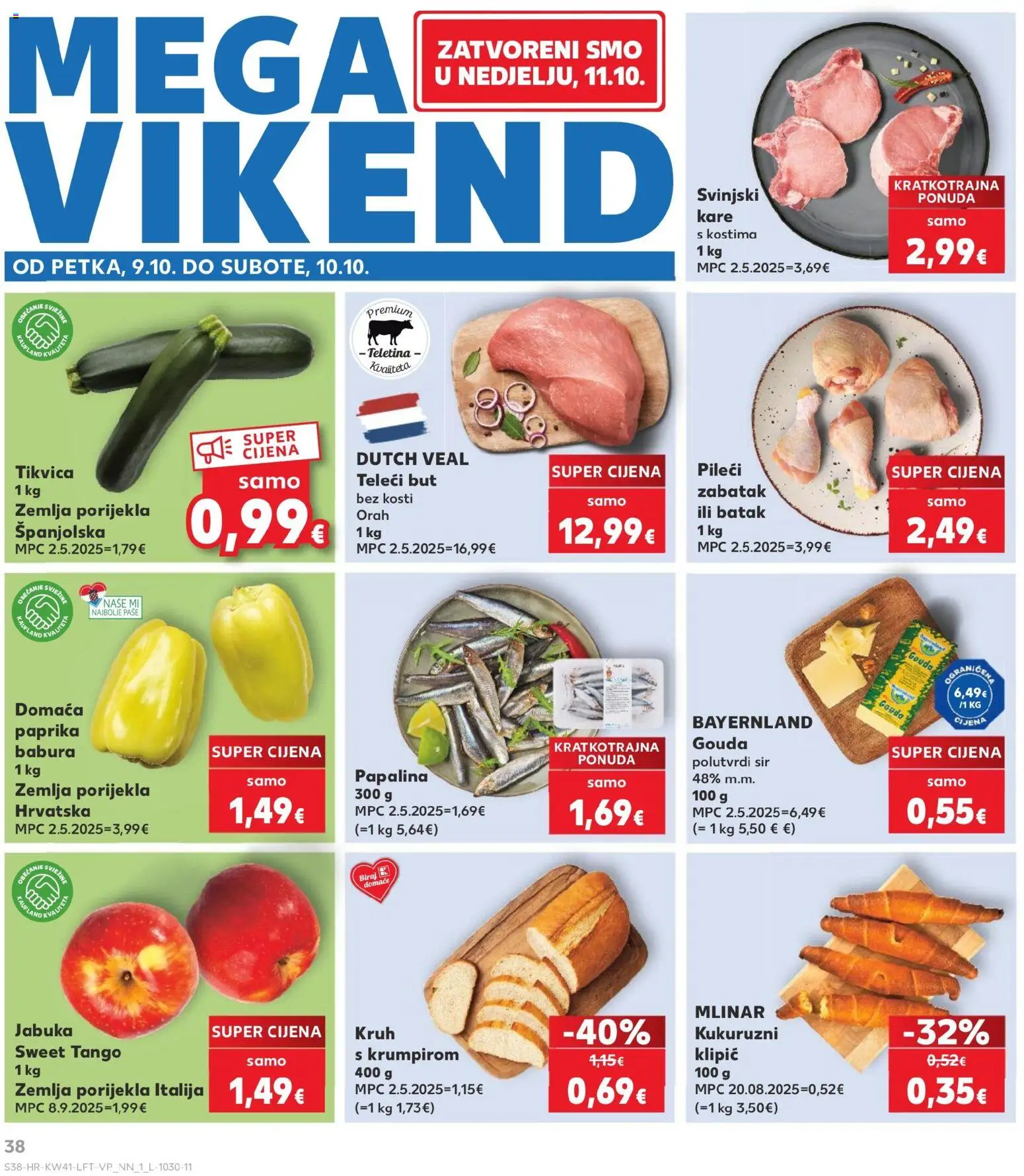 Kaufland katalog | vrijedi od 07.10.2026 | Stranica: 38 | Proizvodi: Zemlja, Teletina, Sir, Teleći but