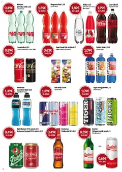 KARMEN CBA leták platný od 07.05.2026 | Strana: 23 | Produkty: Džús, Red Bull, Budvar, Voda