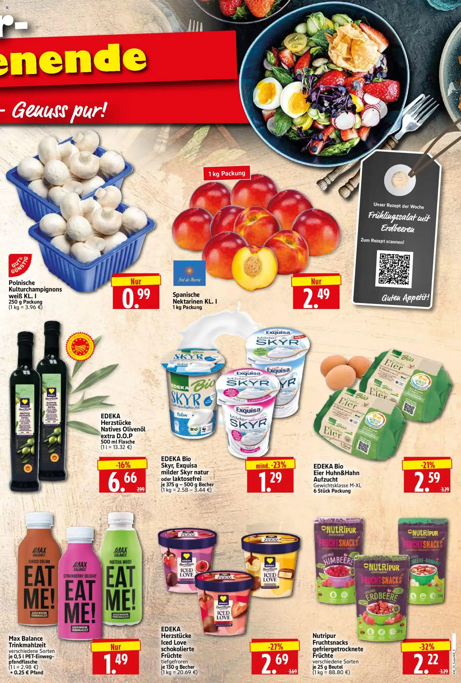 HERKULES Sonderbeilage – gültig ab 18.06.2026 | Seite: 3 | Produkte: Nektarinen, Skyr, Himbeere, Erdbeeren