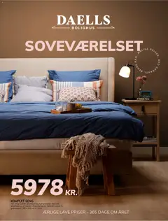 Daells Bolighus - Sovevaerelset gyldig fra 10.06.2026
