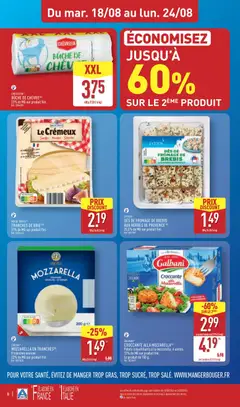 Aldi - Prévisualisation de ROI DE TRÉFLE® TRANCHES DE BRIE, 31% de MG sur produit fini. valide à partir de 18/08/2026 | Page: 10