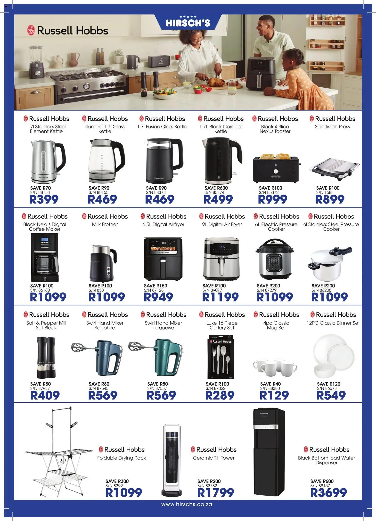 New Hirsch's catalogue – valid from 23/06/2026 | Page: 41 | Products: Toaster, Coffee, Salt, Pepper