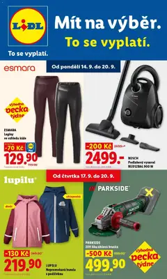 Náhled letáku Lidl aktuální leták od 14.09.2026