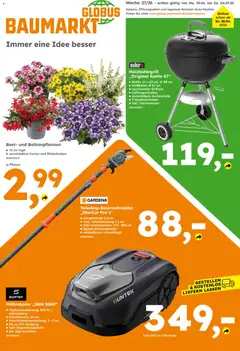 Globus Baumarkt Prospekt Saarbrücken ab 29.06.2026 gültig