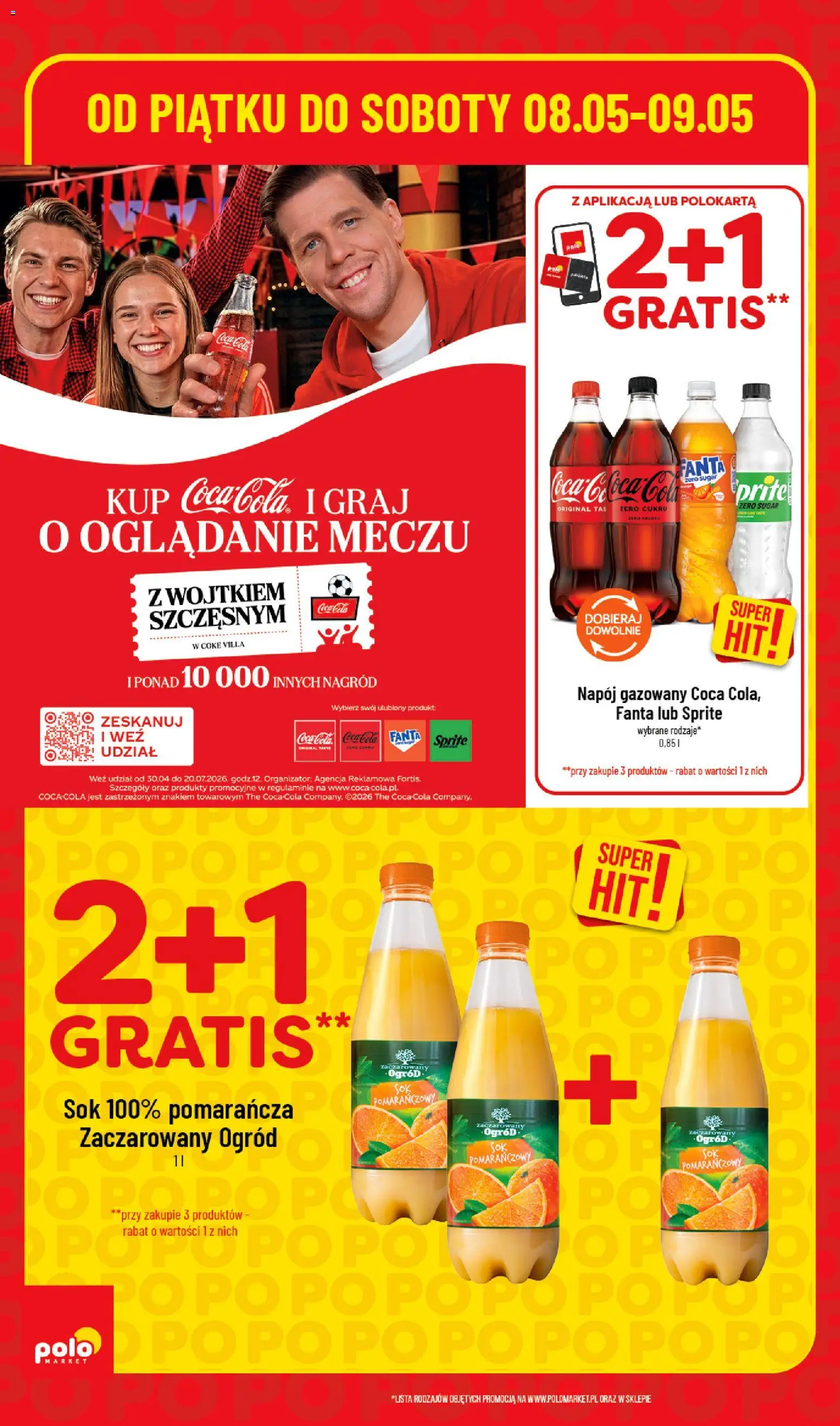 POLOmarket gazetka - Super Hity od 08.05.2026 | Strona: 6 | Produkty: Sprite, Coca cola, Sok