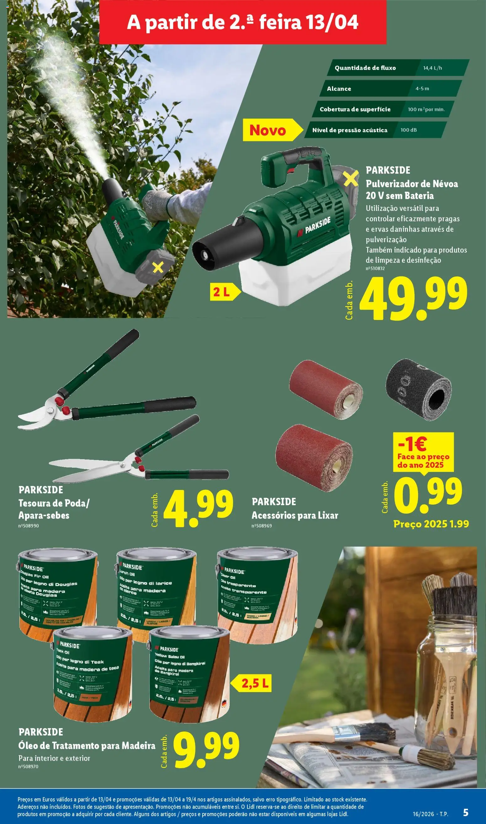 Lidl Novidades │ válido de 13.04.2026 | Página: 5 | Produtos: Bateria, Óleo
