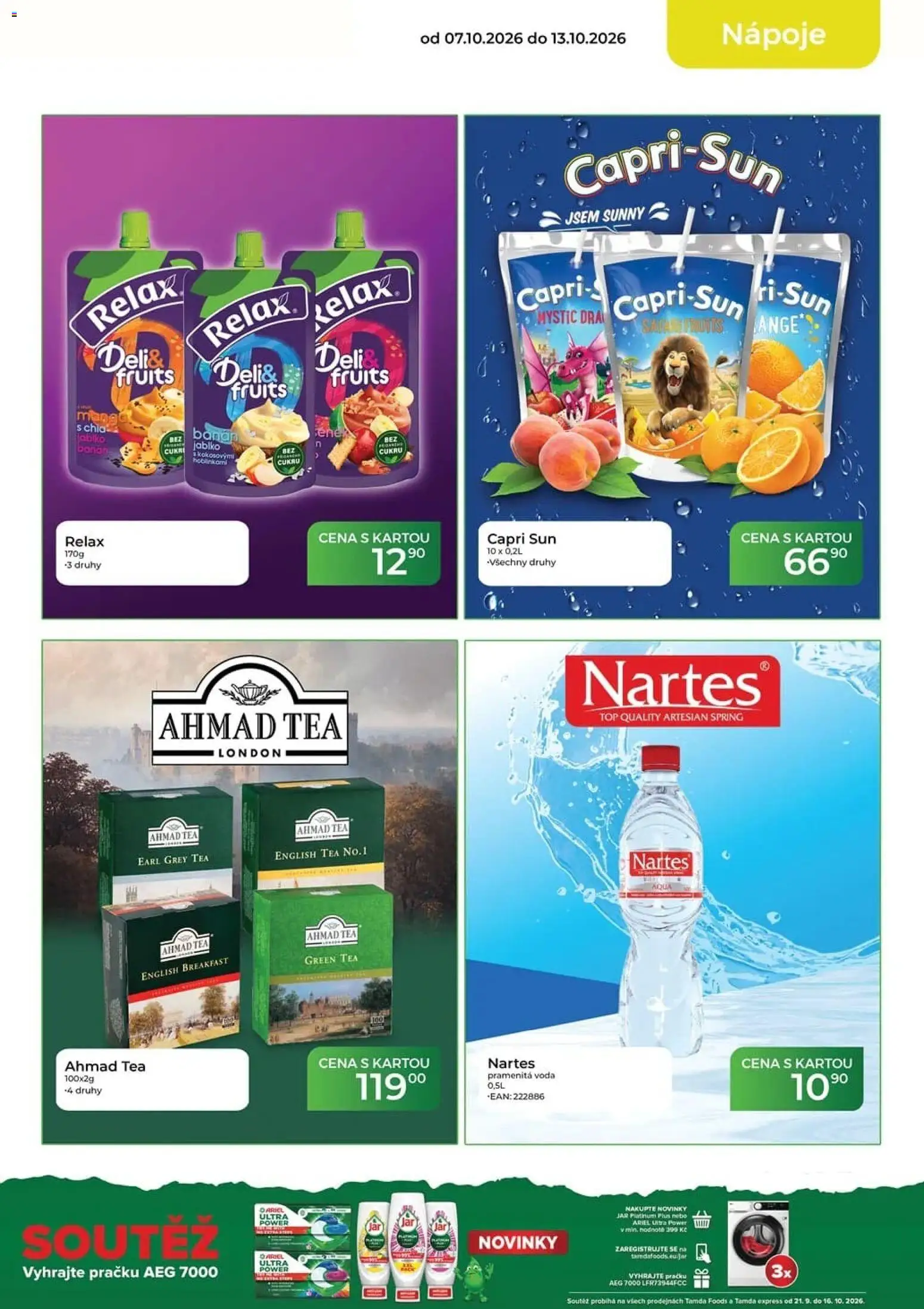 Tamda Foods leták od 07.10.2026 | Strana: 11 | Produkty: Nápoje, Banán, Cukr, Capri Sun