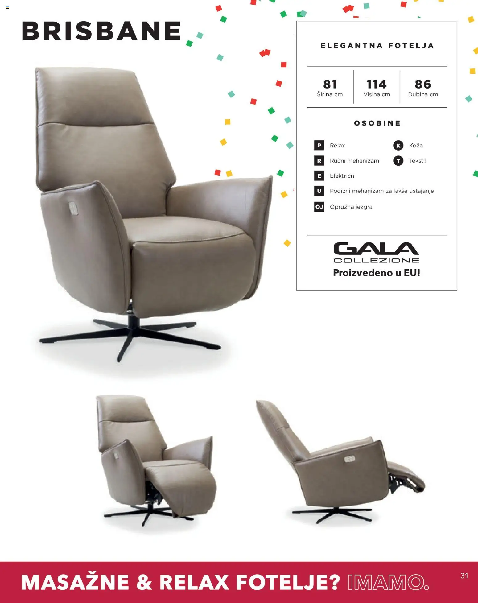 Harvey Norman katalog | vrijedi od 01.09.2026 | Stranica: 31 | Proizvodi: Fotelja