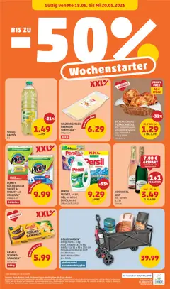 Penny Markt Flugblatt ab 13.05.2026 gültig | Seite: 28 | Produkte: Schinken, Bananen