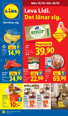 Lidl erbjudanden - Förhandsvisning av reklamblad från butik Lidl aktuell från 12/10/2026