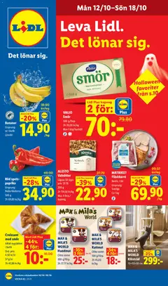 Lidl erbjudanden - Förhandsvisning av reklamblad från butik Lidl aktuell från 12/10/2026