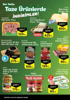 07.05.2026 tarihinden itibaren geçerli olan Onur Market kataloğu önizlemesi | Sayfa: 2