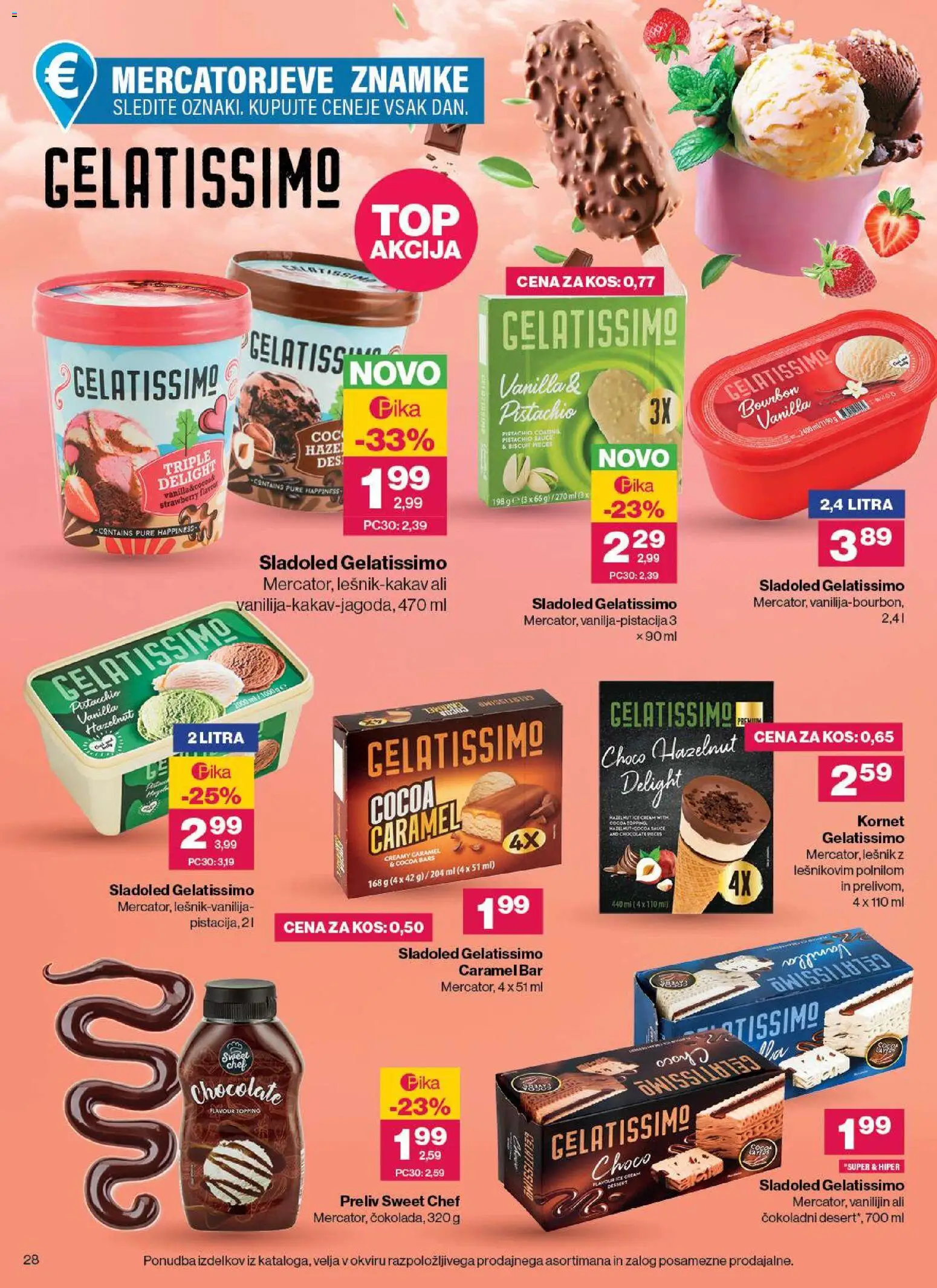 Novi Mercator katalog ponudbe – veljaven od 06.08.2026 | Stran: 28