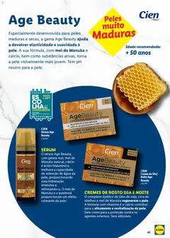 Pré-visualização Lidl Beleza Inteligente válido de 16.03.2026 | Página: 45 | Produtos: Agua, Geleia, Cera, Mel